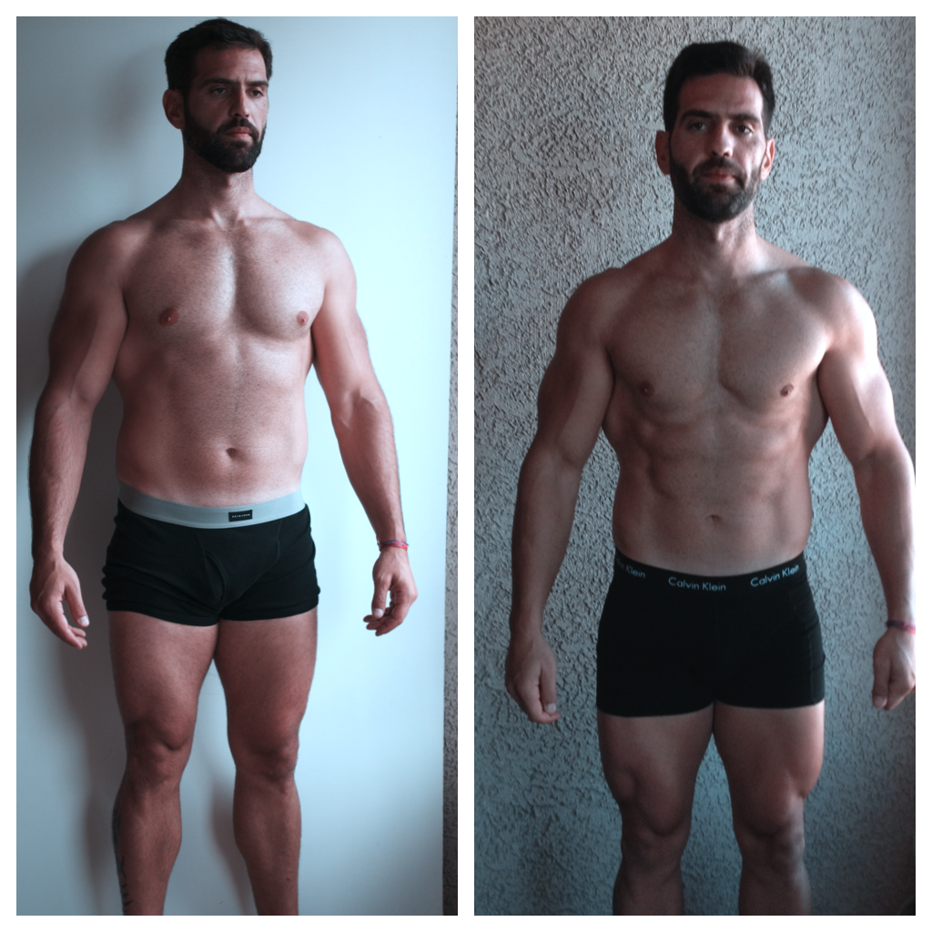 Before, During and After 12 Week Challenge: Week 1.